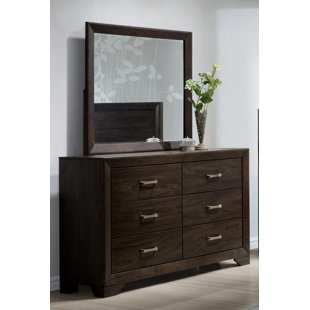 Go to store & view more images Wrought Studio Covington 6 Drawer Double Dresser with Mirror