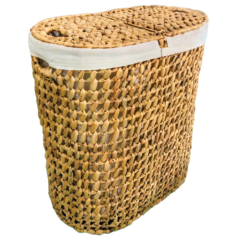 Rosecliff Heights Wicker Laundry Clothes Hamper & Reviews | Wayfair