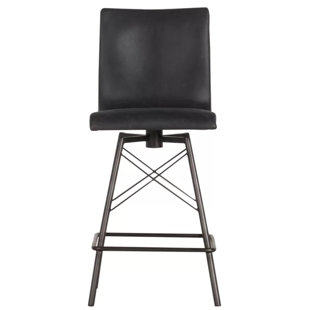 Go to store & view more images Saroyan Swivel Bar Stool by Brayden Studio