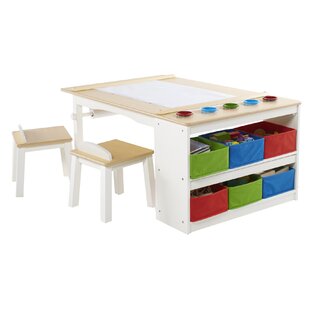 children's art table with storage