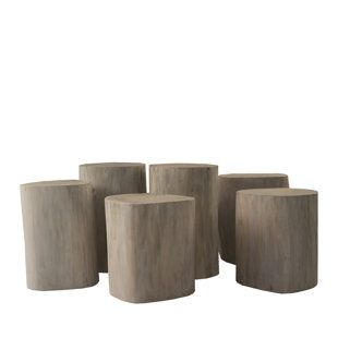 Tree Stump Accent Table Wayfair Kashiv Natural Tree Stump End Table