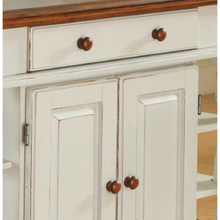 August GroveÂ® Collette 42'' Wide Kitchen Island with Solid ...