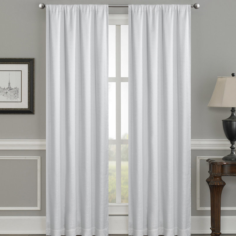 Winston Porter Morelli Solid Color Max Blackout Thermal Rod Pocket Curtain Panel Reviews Wayfair