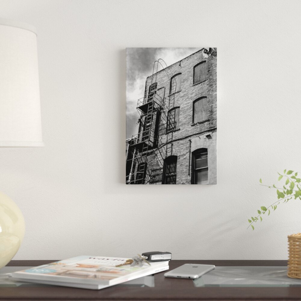 East Urban Home Back Alley Graphic Art Print On Canvas Wayfair