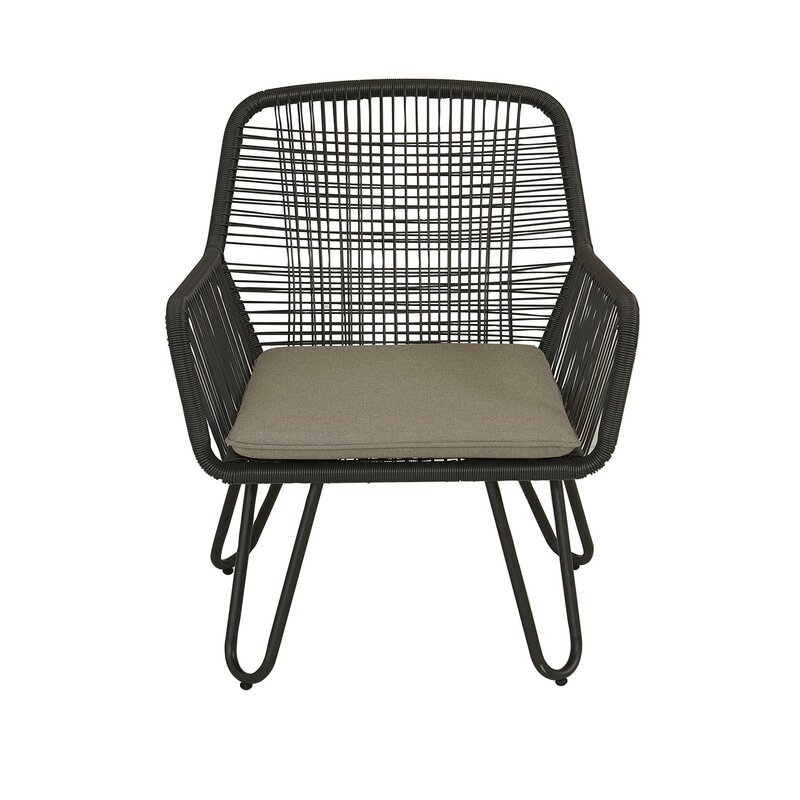 Novogratz Marli Patio Chair With Cushions Reviews Wayfair