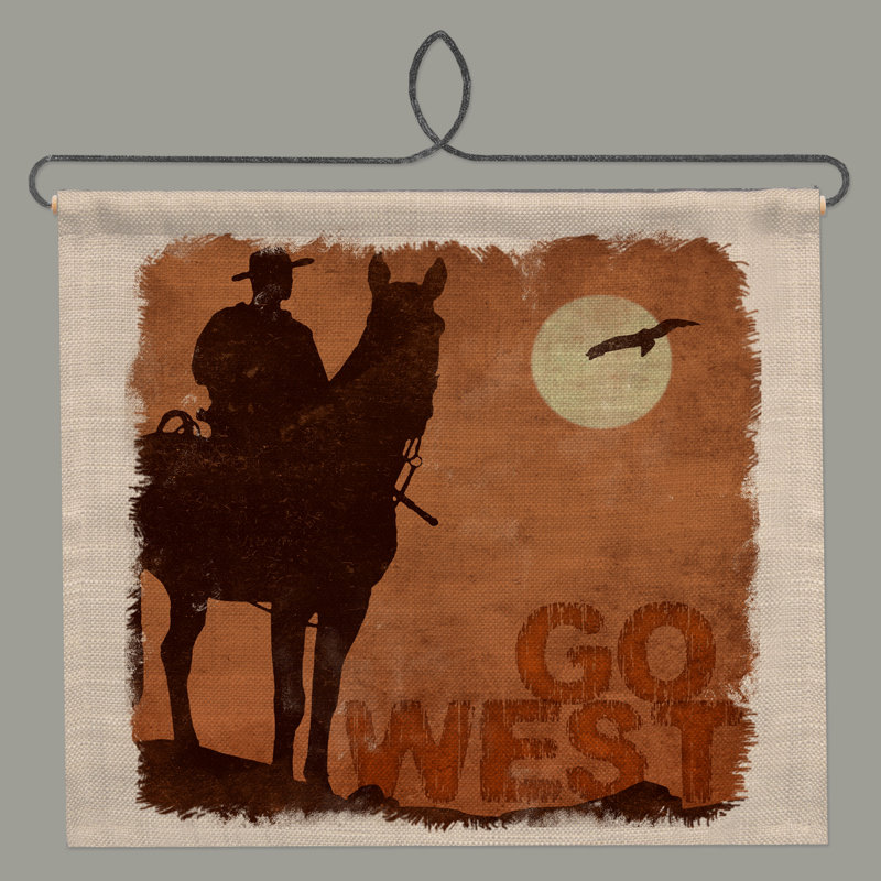 Millwood Pines Cowboy Country By Kate Ward Thacker Wall Hanging Wayfair
