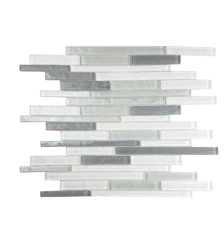 Abolos Geo Random Sized Gl Mosaic Tile In Blue Gray Reviews Geo Random Sized Gl Mosaic Tile In Blue Gray