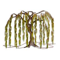 20.5 W x 19.5 H x .25 D Wind & Weather Metal Willow Branch Face Wall Art 