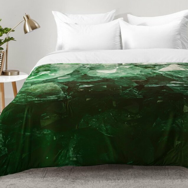 emerald green bedding ideas