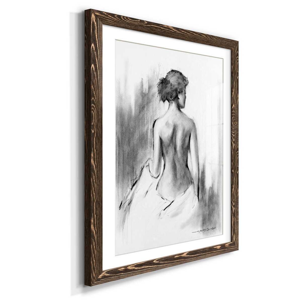 House of Hampton® Soft Silhouette IV - Picture Frame Painting | Wayfair