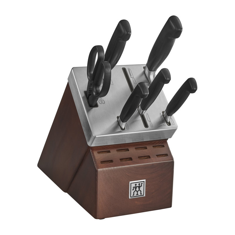 Zwilling Ja Henckels 7 Piece Four Star Self Sharpening Block Set Reviews Wayfair