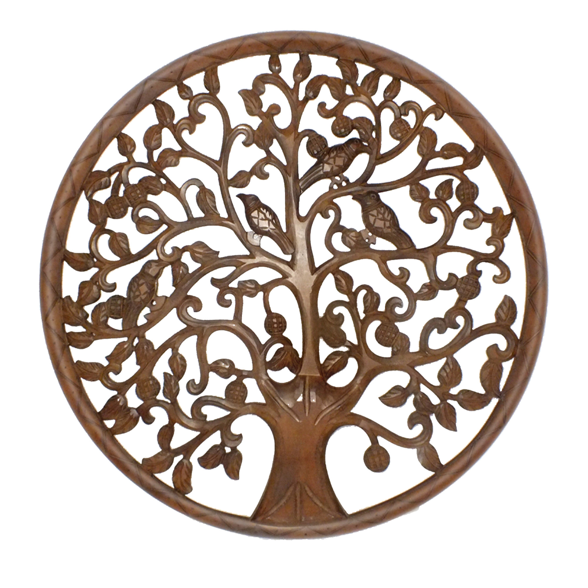 August Grove® Circular Wood Wall Décor Wayfair