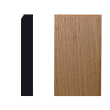 Manor House R80 11 16 In X 2 1 2 In X 2 1 2 In Oak Rosette Block Moulding Reviews Wayfair