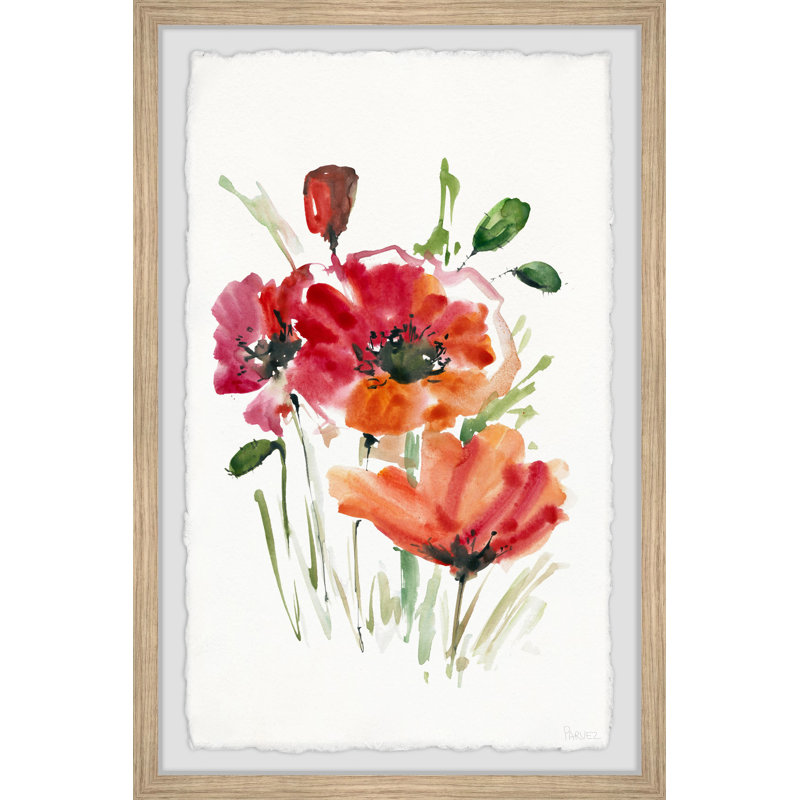 East Urban Home Gerahmtes Wandbild Blooms In Surprise Von Parvez