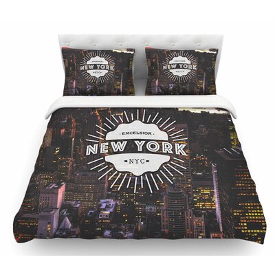 New York Featherweight Duvet Cover East Urban Home Size Queen