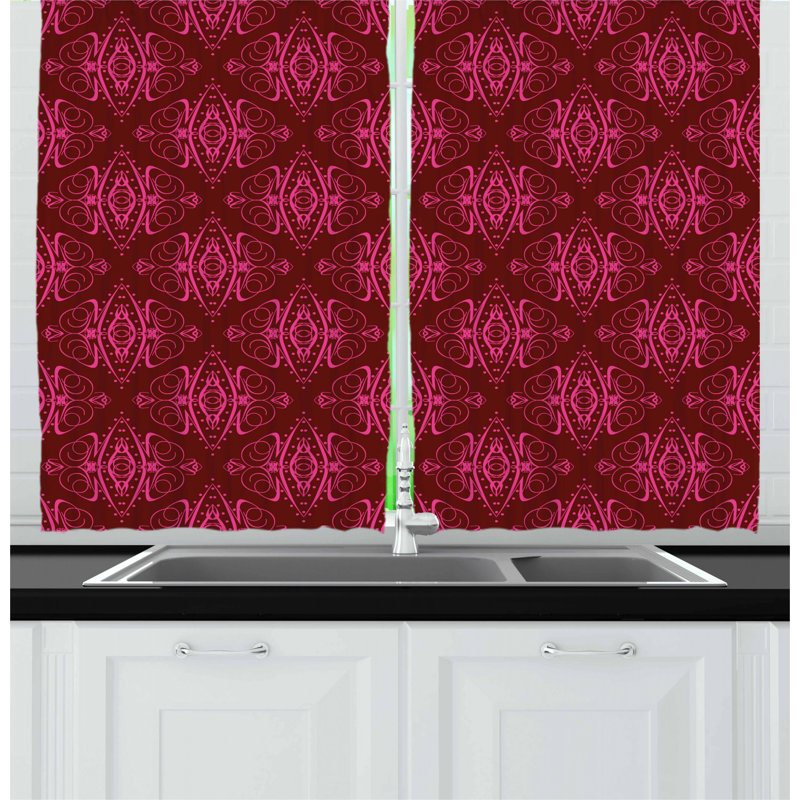 East Urban Home Kitchen Curtains Kitchen Curtain Wayfair