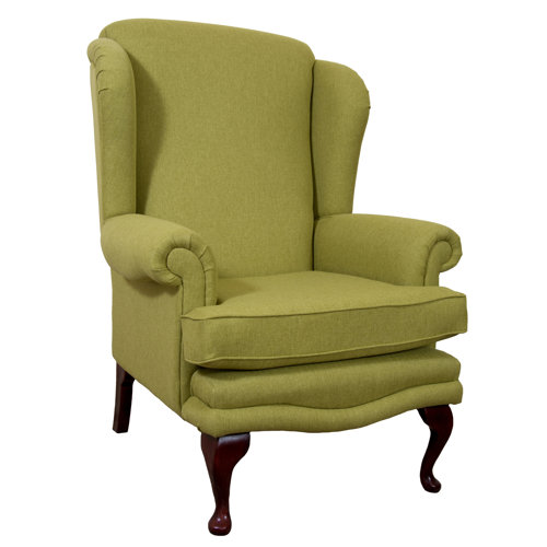 Clarkfield Wingback Chair Astoria Grand Upholstery: Linea Stone