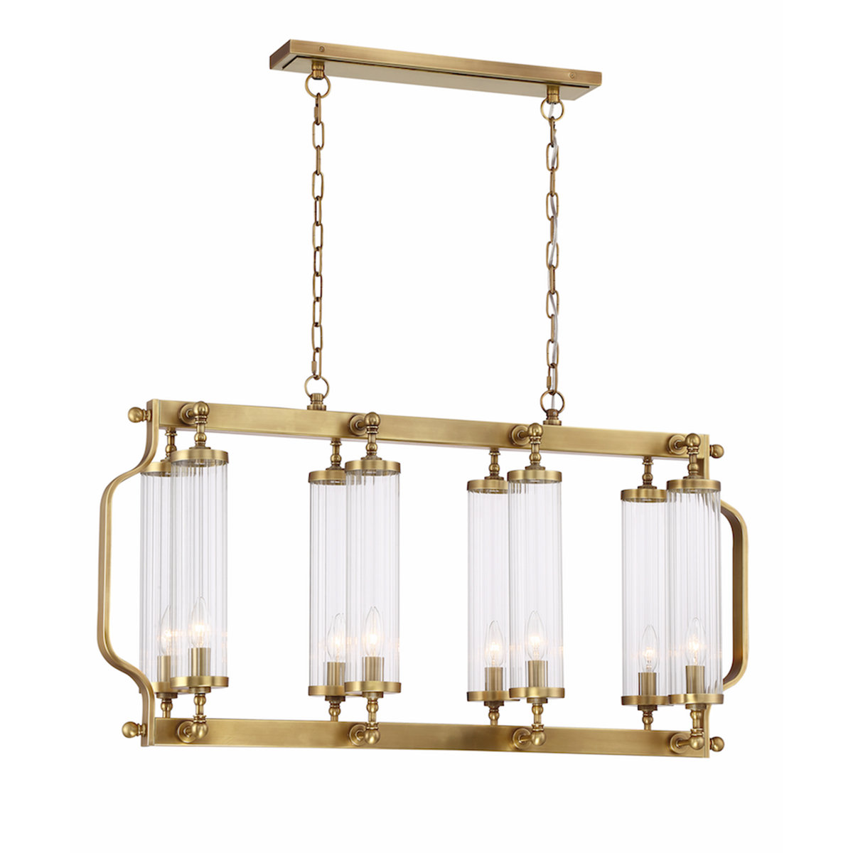 Zeev Regis 8Light Kitchen Island Linear Pendant Wayfair