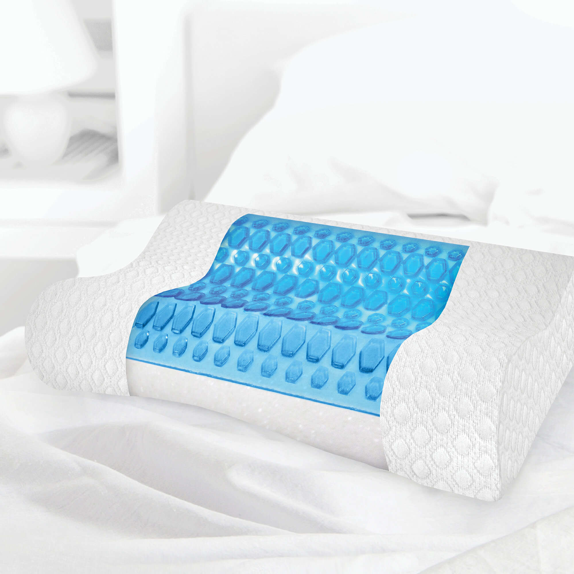 Sensor Gel Memory Foam Pillow 2024 www.burnham ward