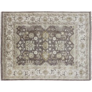 One-of-a-Kind Bellview Oriental Hand-Knotted Wool Brown Area Rug