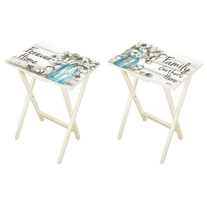 Jimmy Forever Home Tray Table Set (Set of 2)