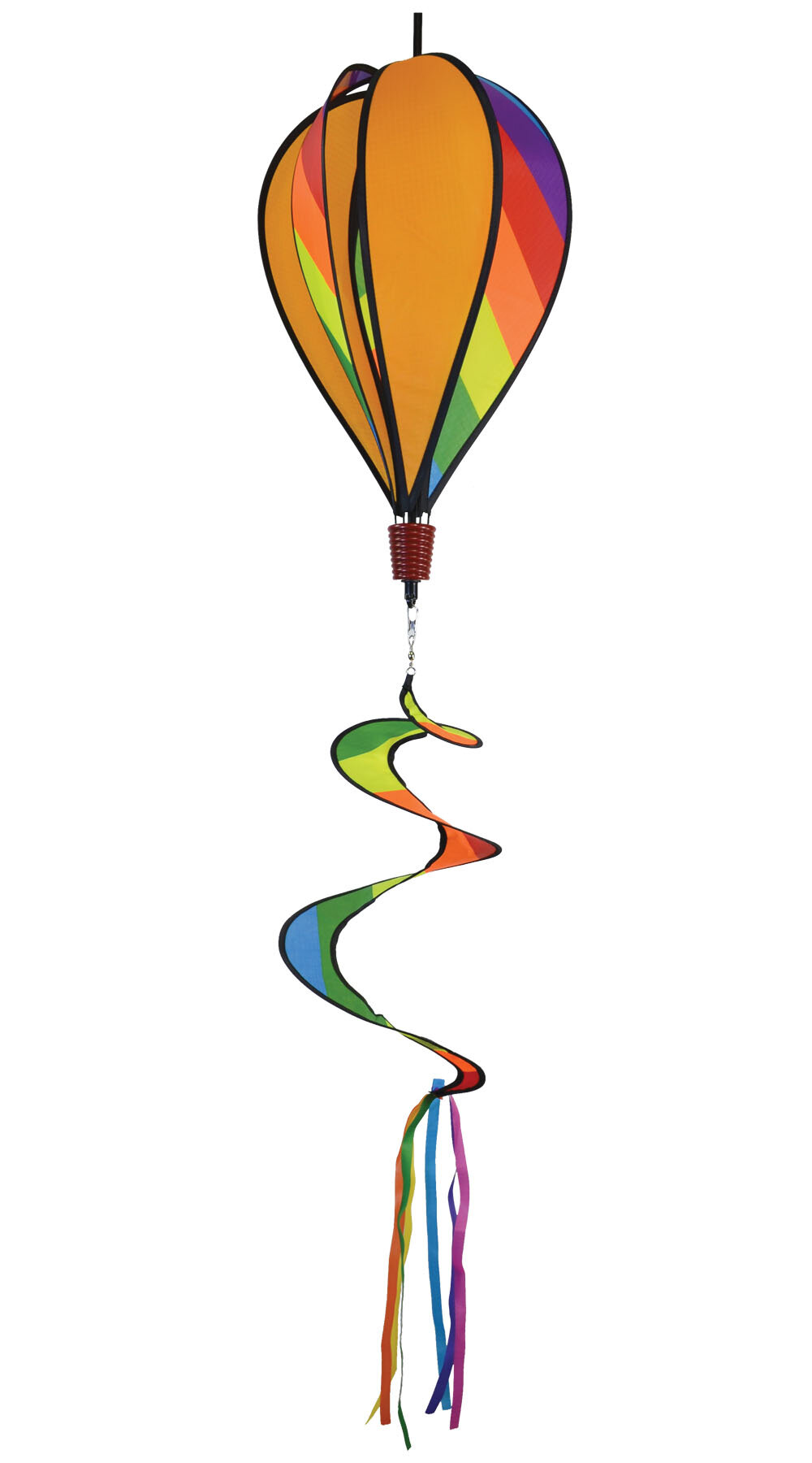 12 Panel Rainbow Hot Air Balloon Windsock 