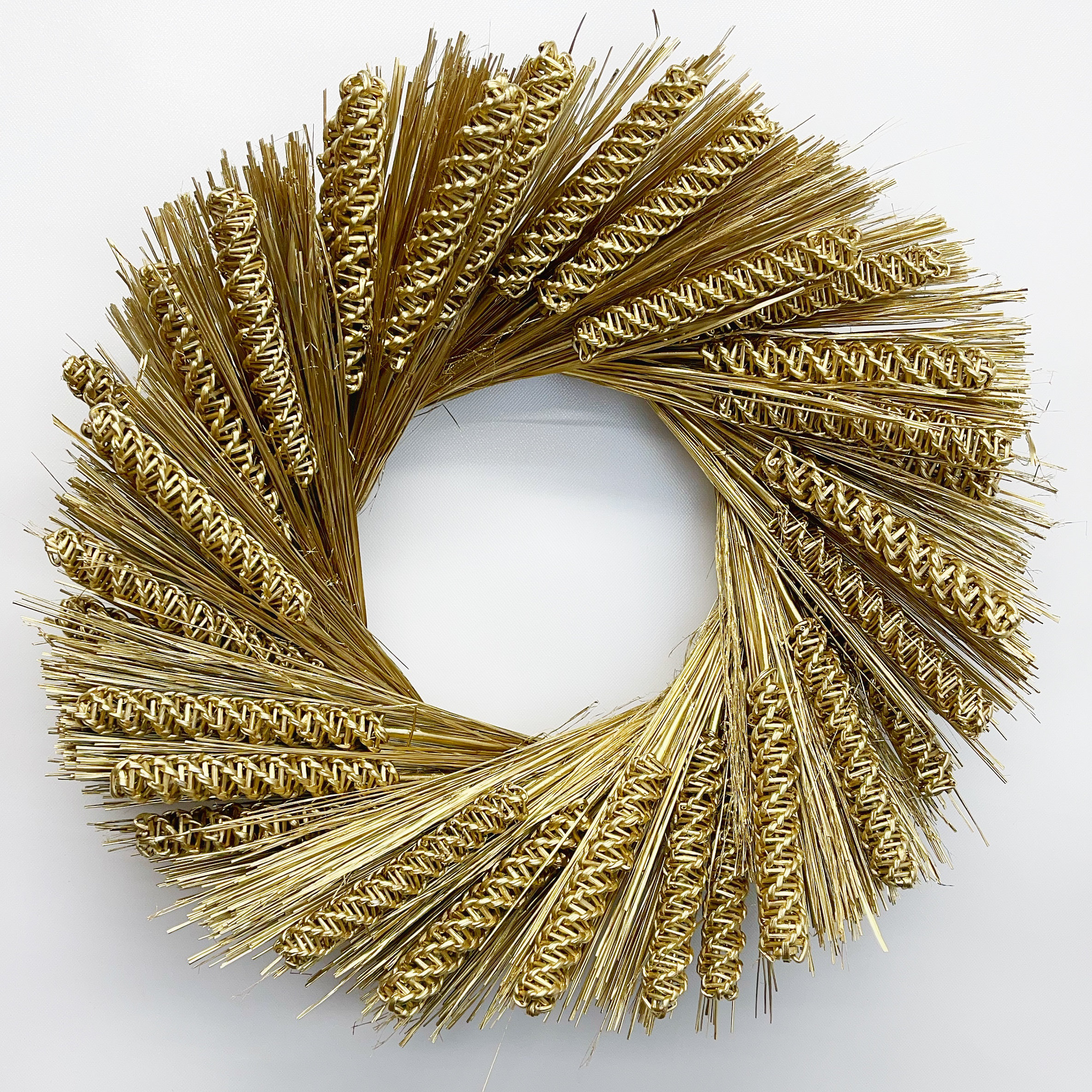 Primrue Dried Wood Chip / Wood Curl Wood 22'' Wreath | Wayfair