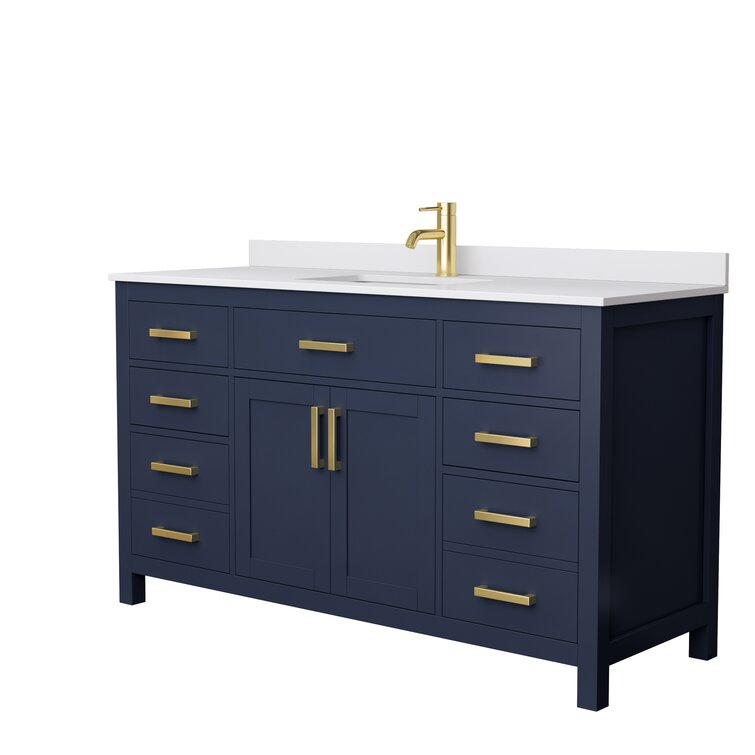 Wyndham Collection Beckett 60 Single Bathroom Vanity Set Reviews Wayfair