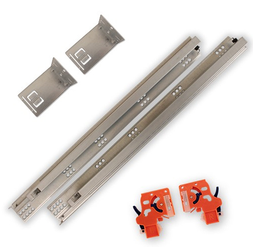 Custom Service Hardware Soft Close Full Extension Bottom Mount