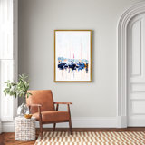 'Watercolor Boat Club II' Print on Canvas