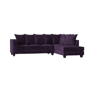 Purple Chaise Sofa Wayfair