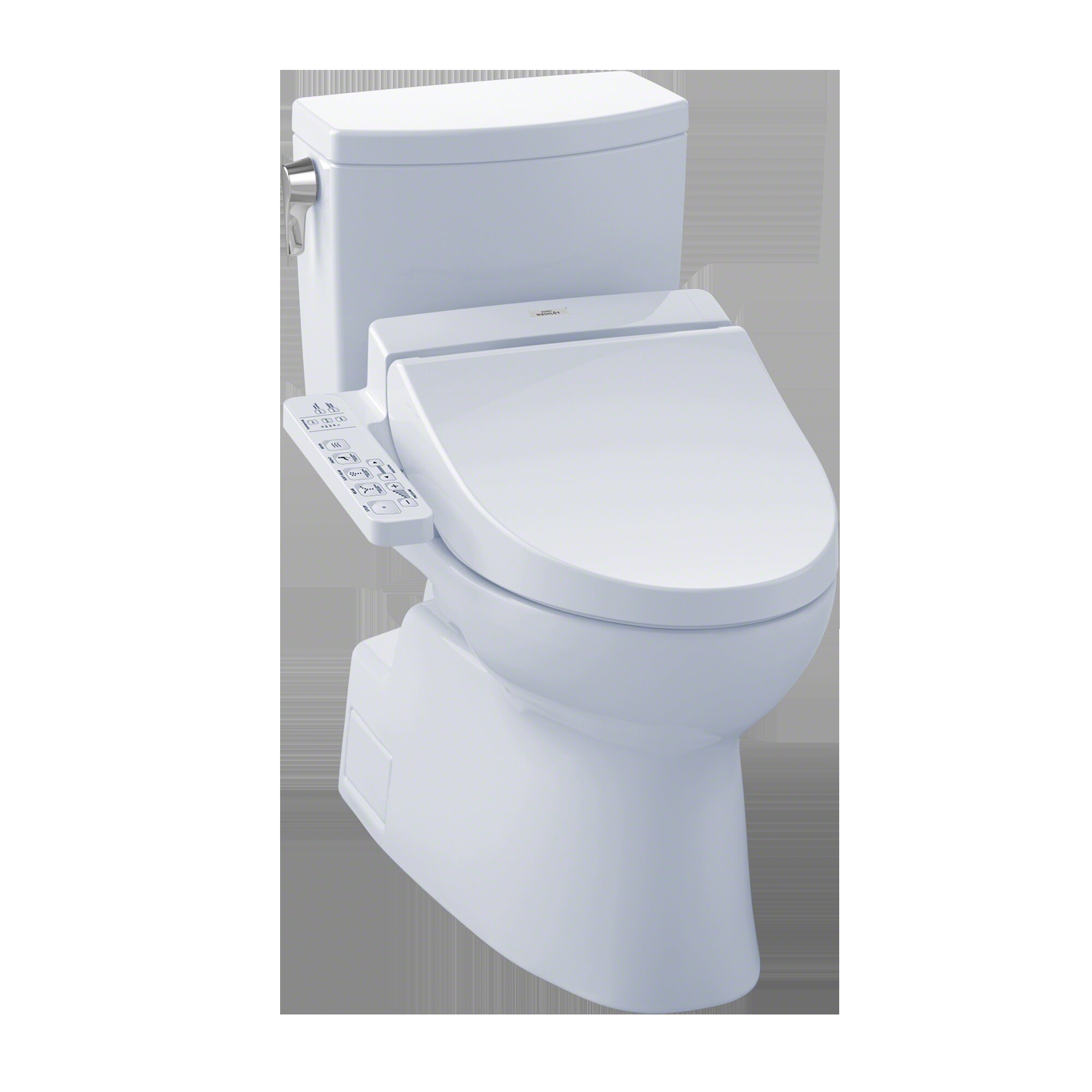 TOTO Vespin® II 1.0 GPF Elongated Two-Piece Toilet with C100 Electronic ...