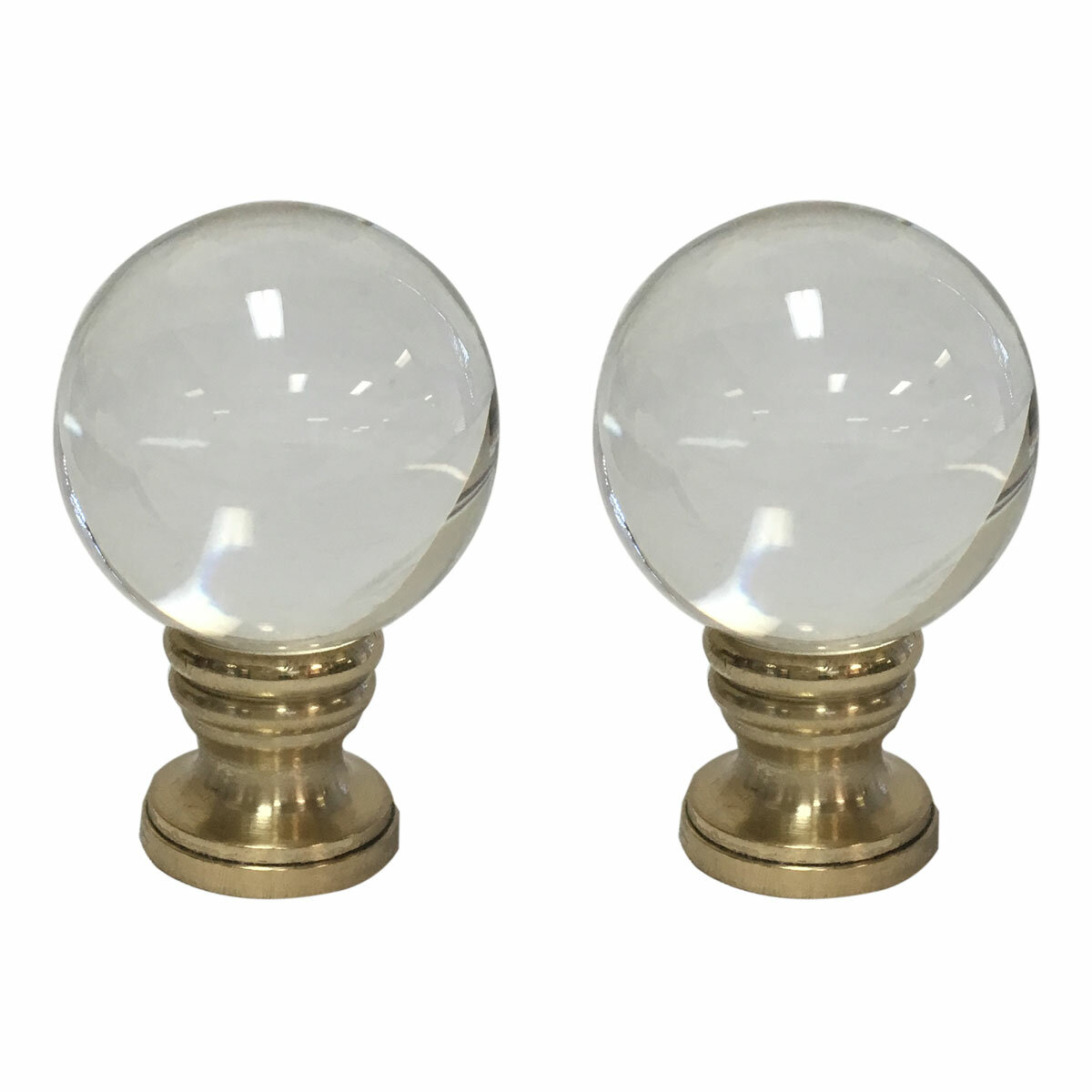 glass ball finials