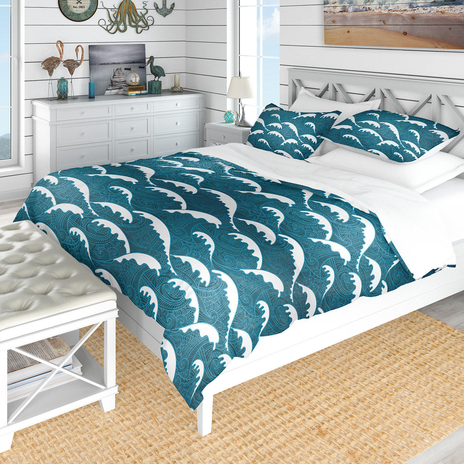 East Urban Home Nautical And Coastal Duvet Cover Set Wayfair