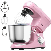 dash everyday stand mixer pink