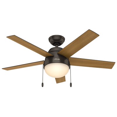 Hunter Fan 46 Anslee 5 Blade Ceiling Fan Light Kit Included