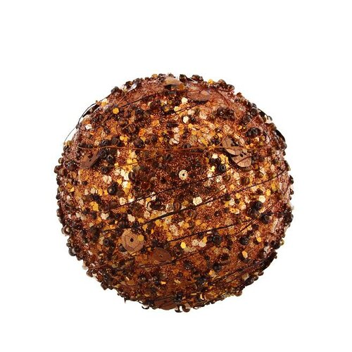 Sparkle Glitter And Sequin Kissing Christmas Ball Ornament