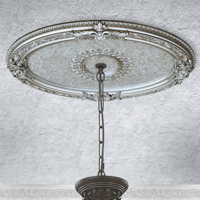 Champagne Petite Oval Ceiling Medallion