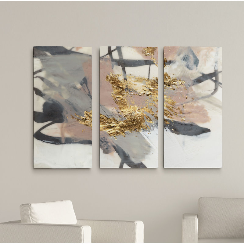 Mercer41 A Premium Golden Blush Ii Print Multi Piece Image On