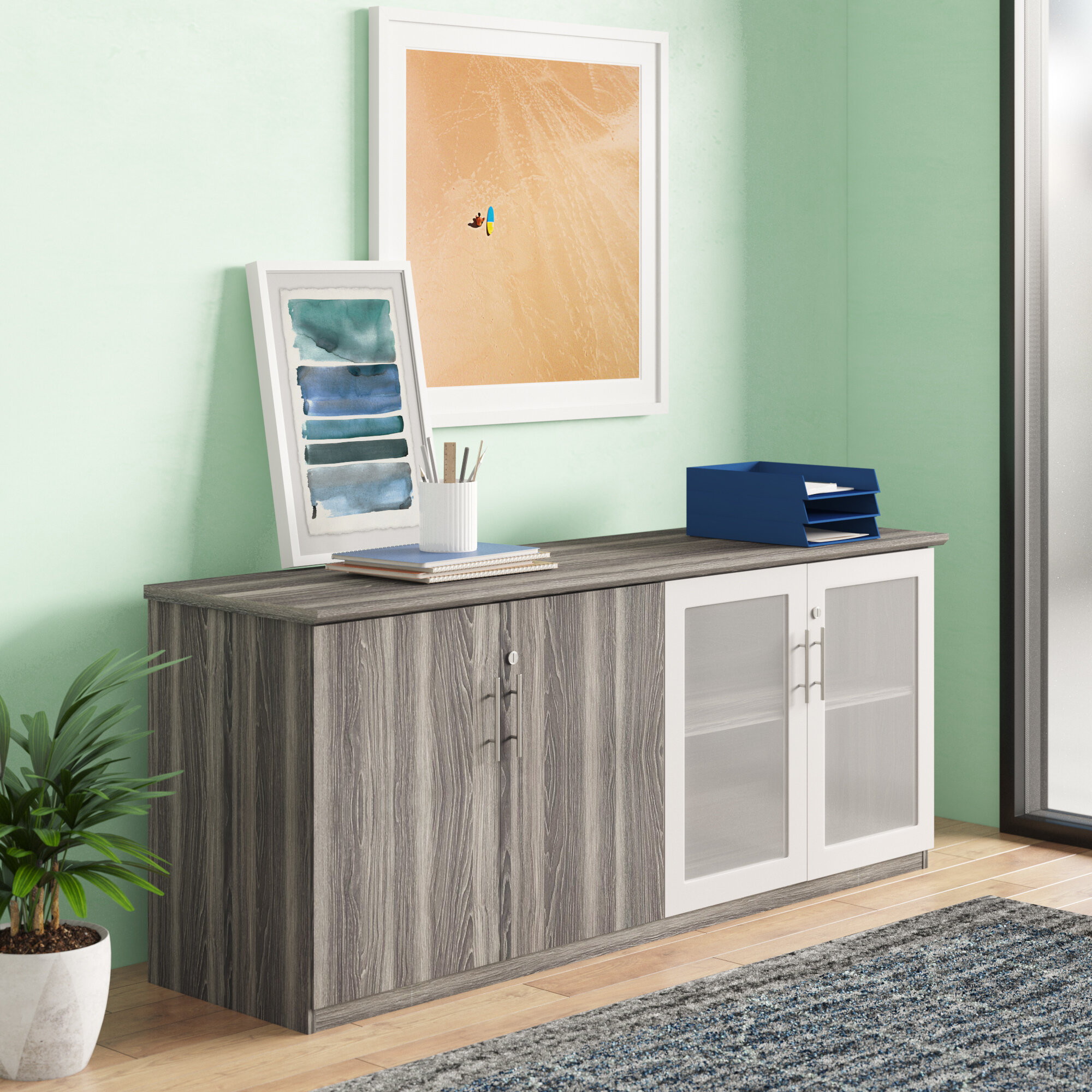 office shelf credenza