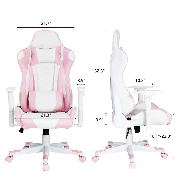 Wayfair pink gaming chair Clearance