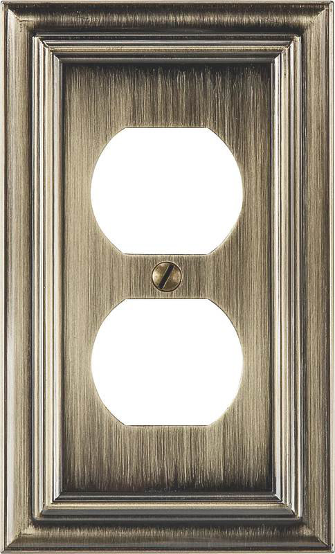 1-Gang Duplex Outlet Wall Plate