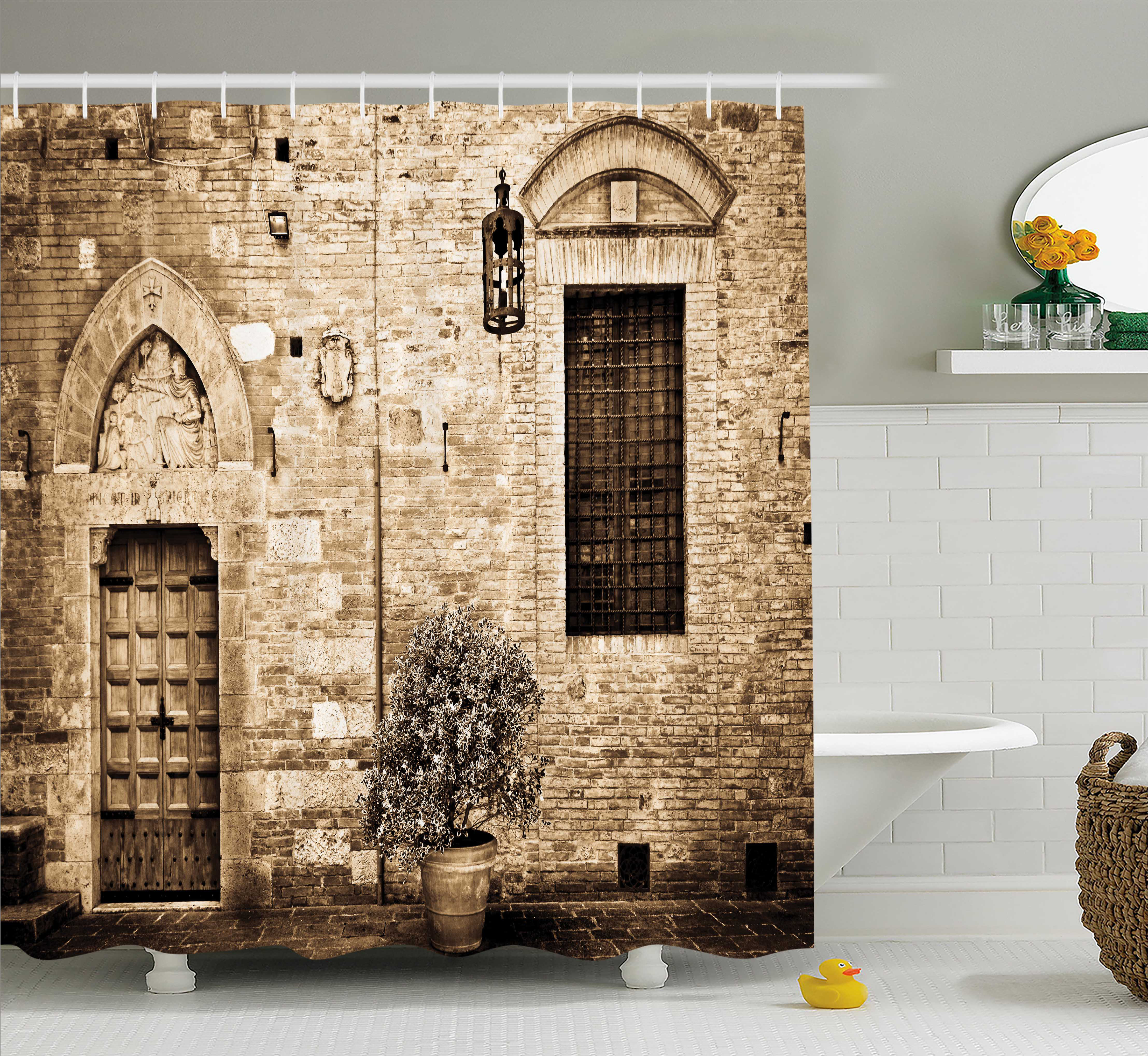 East Urban Home Tuscany Decor Single Shower Curtain Reviews