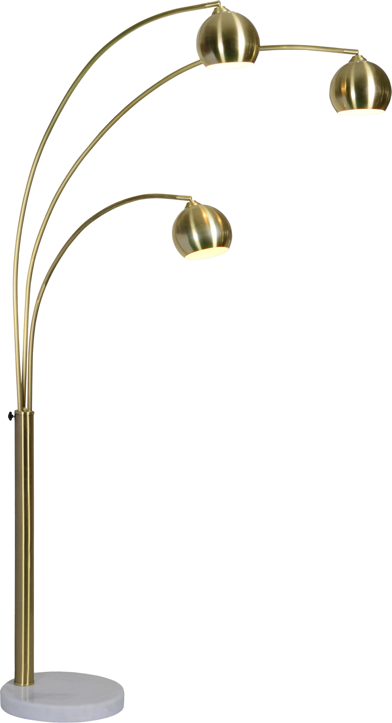 gold floor tree lamp