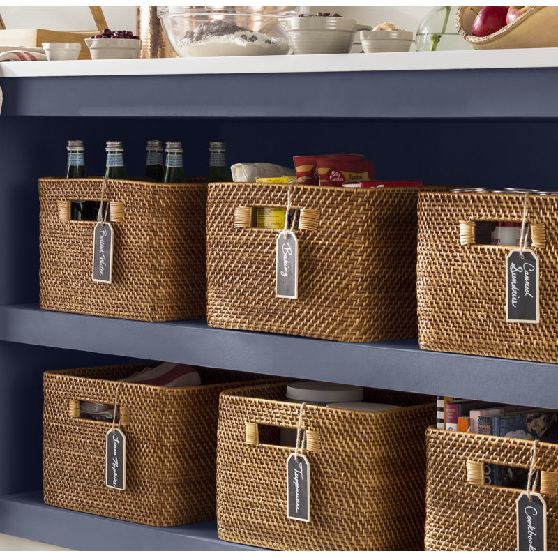 Kouboo Rectangular Rattan Storage Basket & Reviews | Wayfair