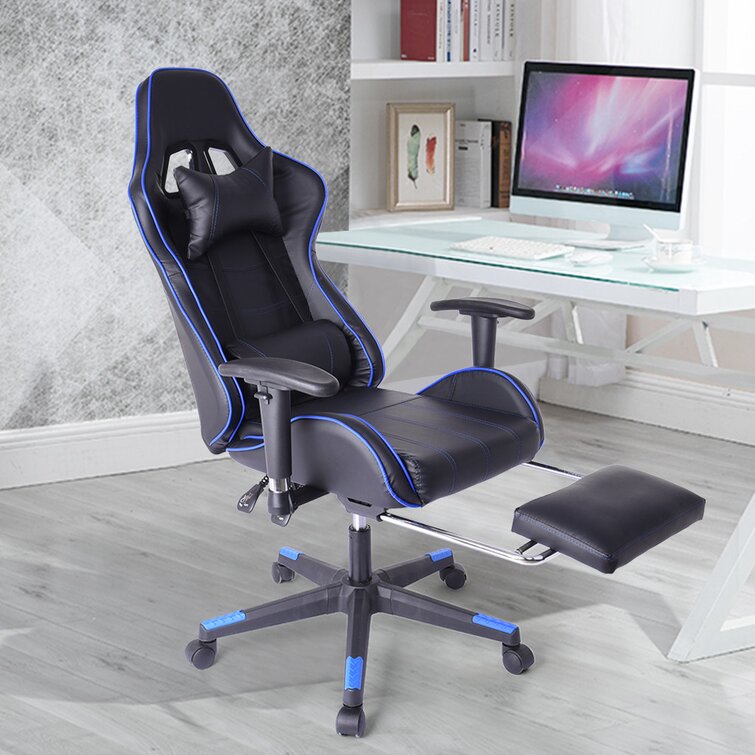 Details about   Heavy Duty Office Gaming Chair Ergonomic Racing Computer Desk Leather Recliner 