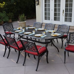 Appleby 9 Piece Dining Set with Cushions