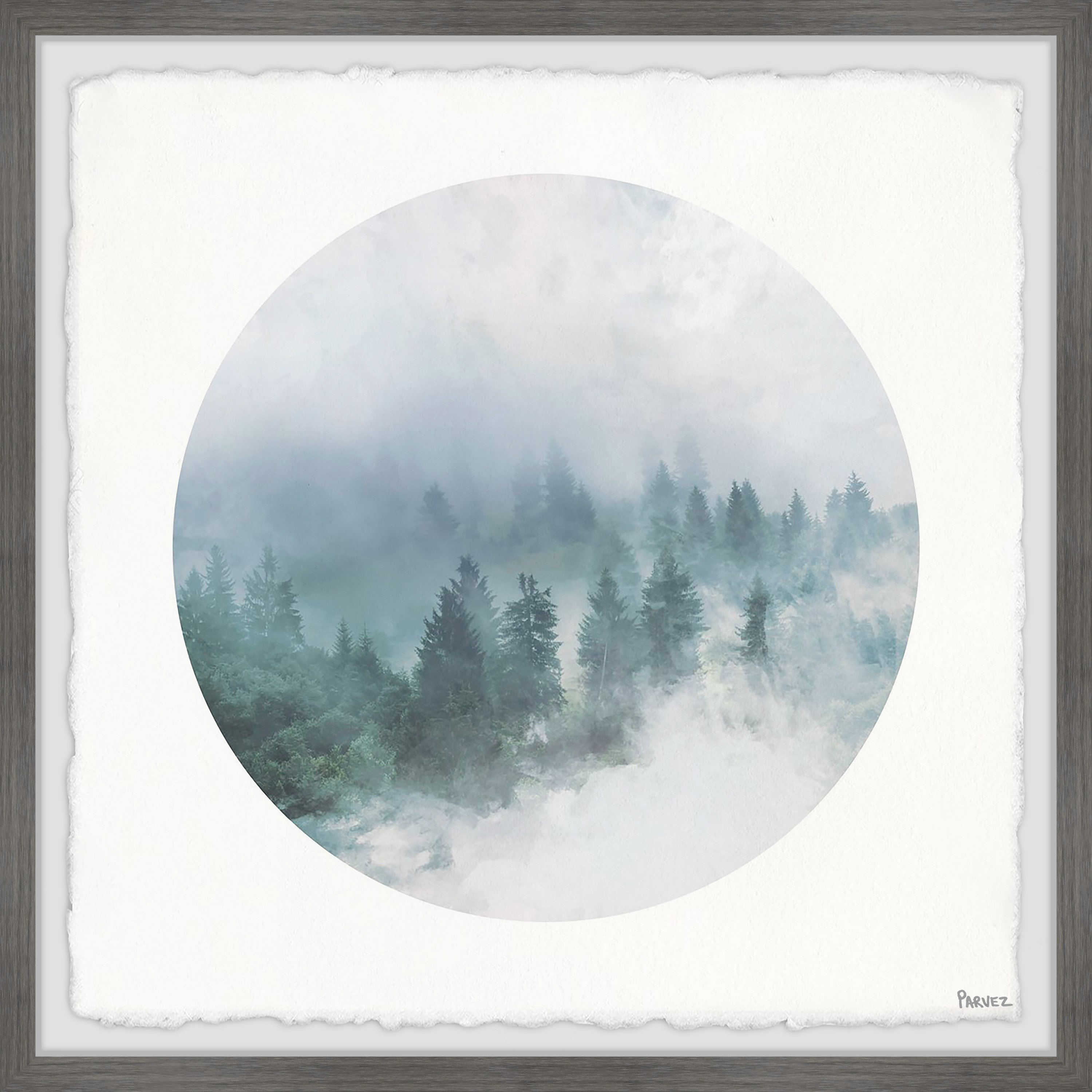 Union Rustic Cloudy Forest By Parvez Taj Picture Frame Photograph Print On Paper Wayfair