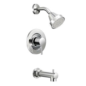 Align Posi-Temp Tub and Shower Faucet Trim with Lever Handle