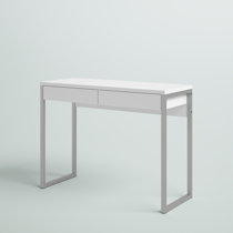 kayson white console table